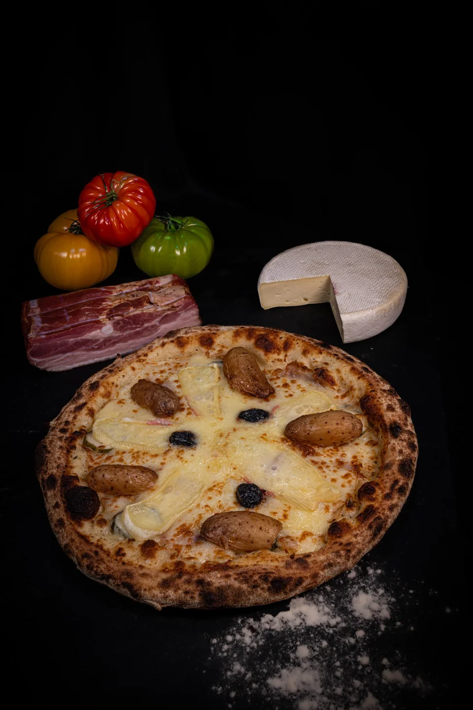 Pizza Savoyarde préparée par Pizza Del Arno