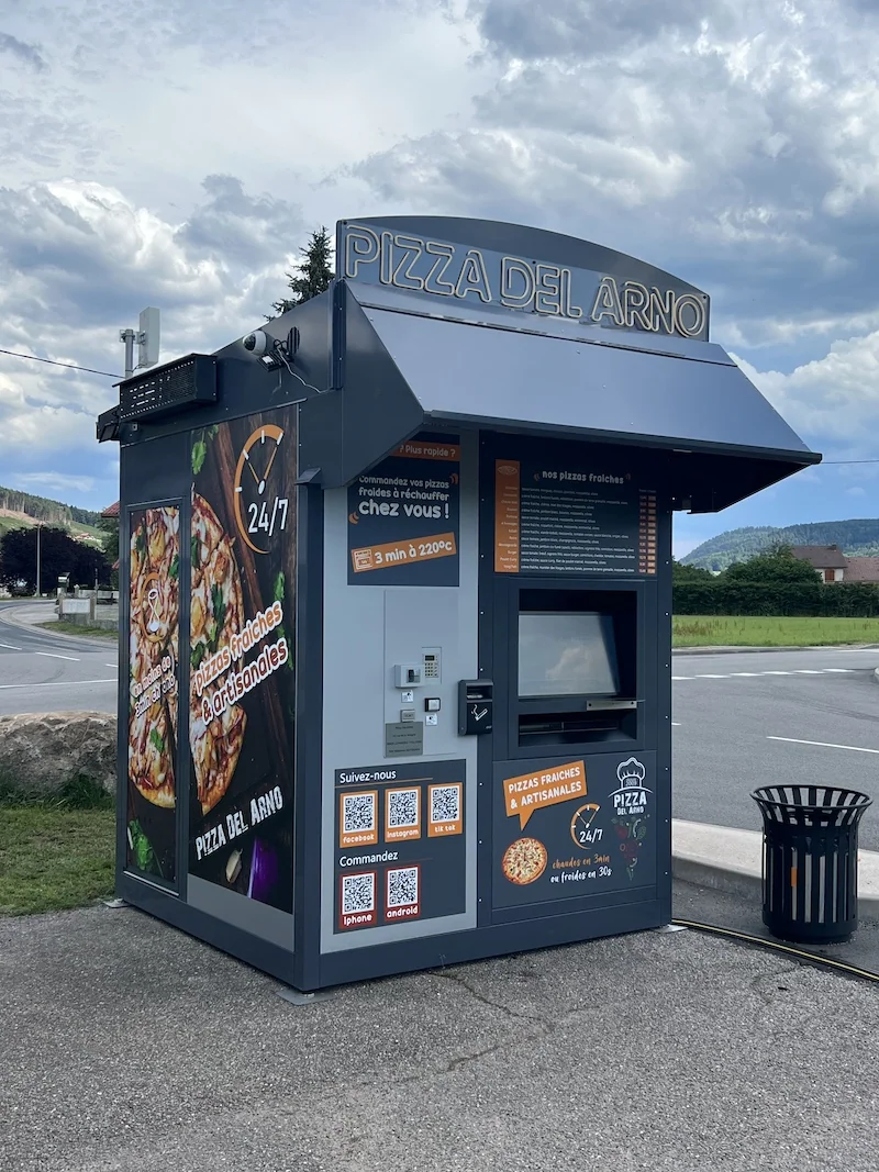 Distributeur Pizza Del Arno à Granges-Aumontzey