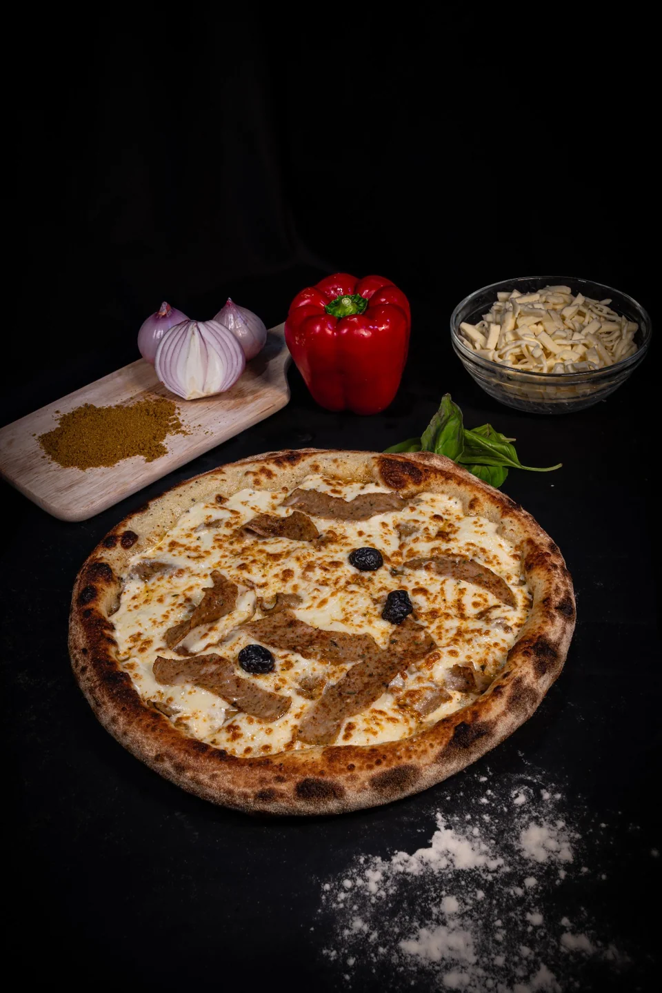 Pizza Kebab préparée par Pizza Del Arno