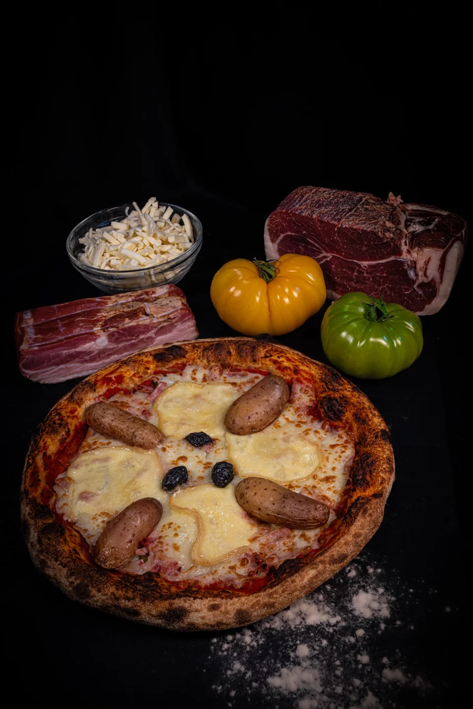 Pizza Raclette préparée par Pizza Del Arno